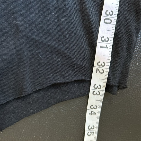 FRANK and EILEEN Tee Lab Asymmetrical Skirt FLEECE Black Raw Hem Sz S - Picture 12 of 13